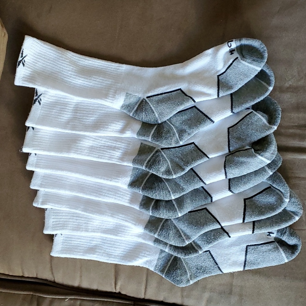 Reebok Crew Socks, 4 pr